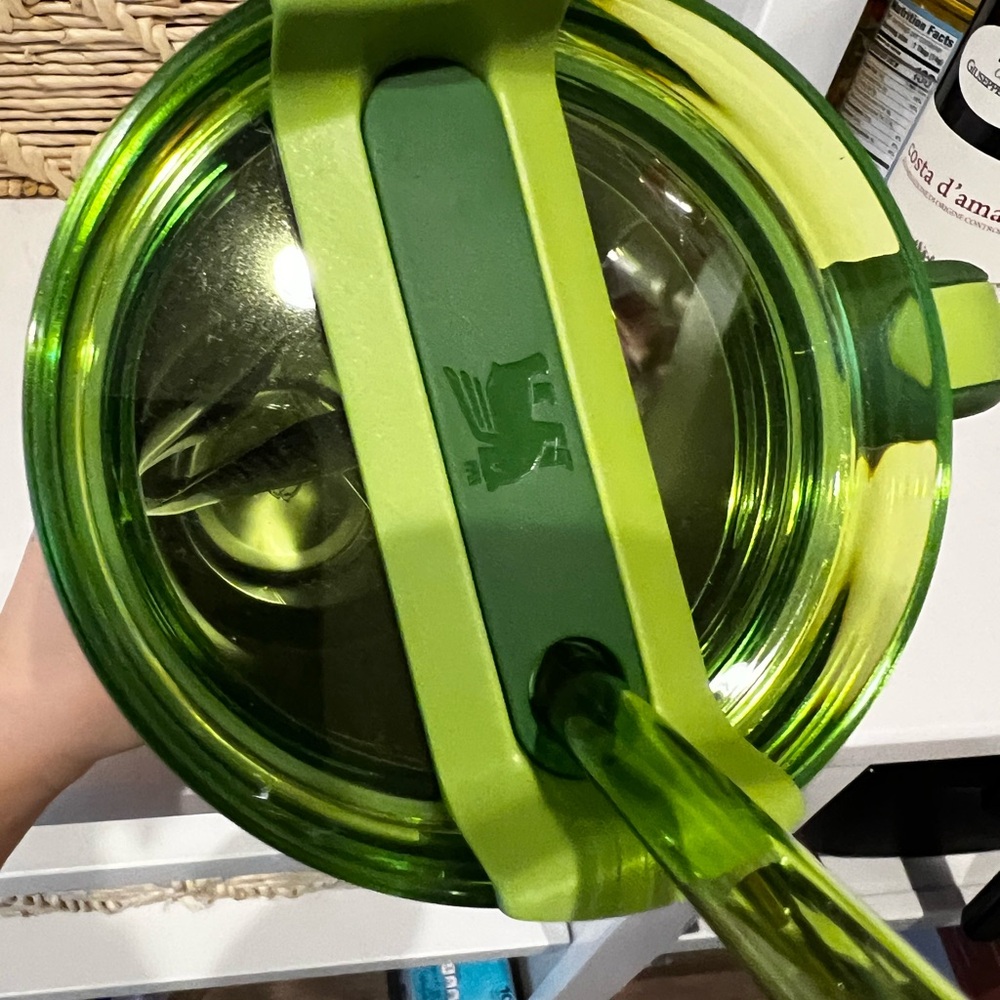 Stanley Lainey Wilson  Green Tumbler with Straw